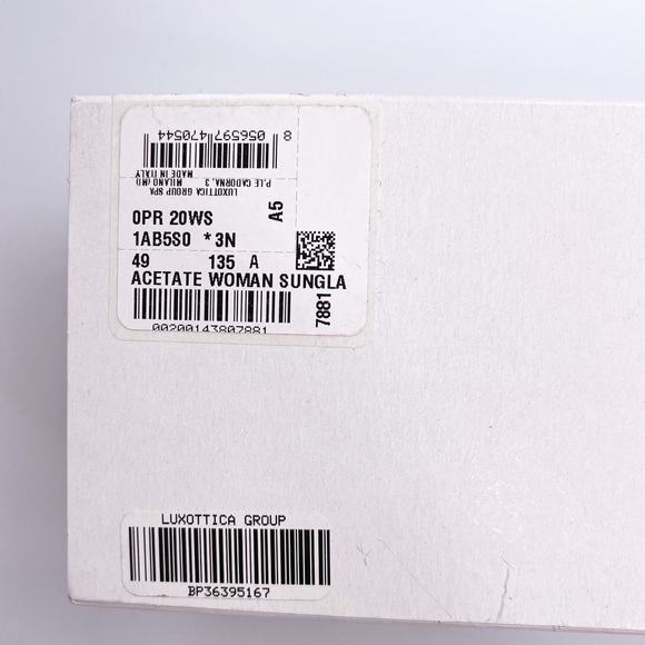 NEW PRADA PR20WS 1AB5S0 SUNGLASSES PRADA PR 20WS BLACK EYEWEAR PRADA SPR 20W - Picture 14 of 14